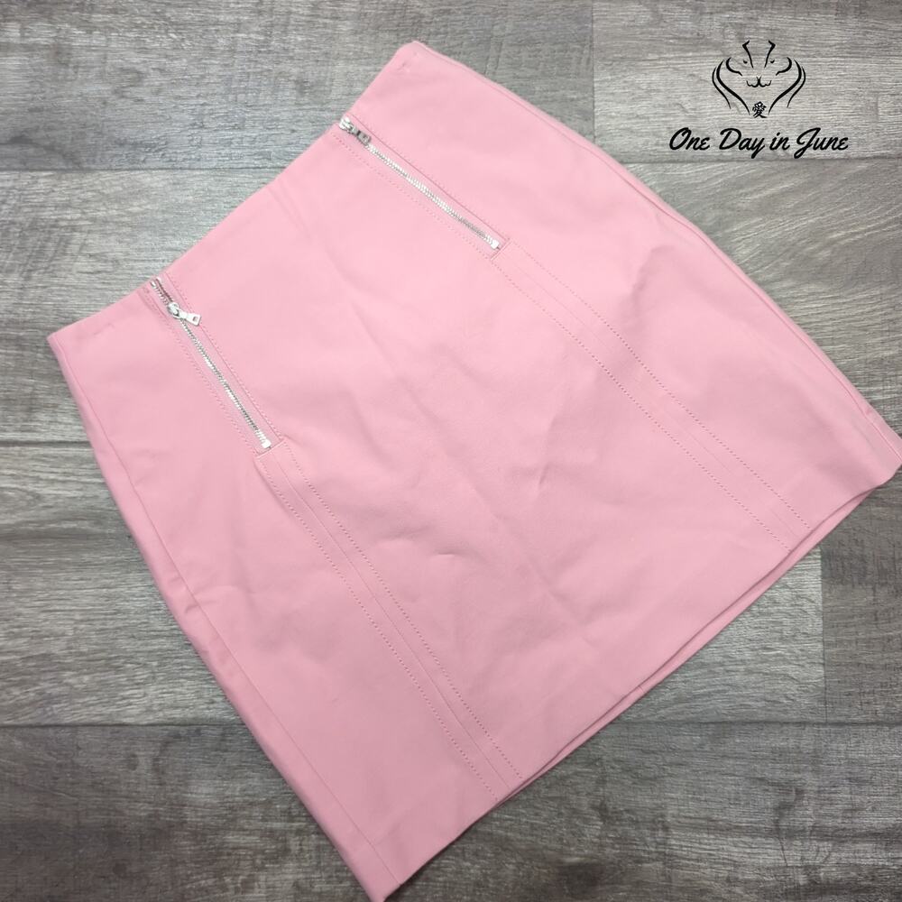Loft Zipper Accent Mini Skirt Size 0